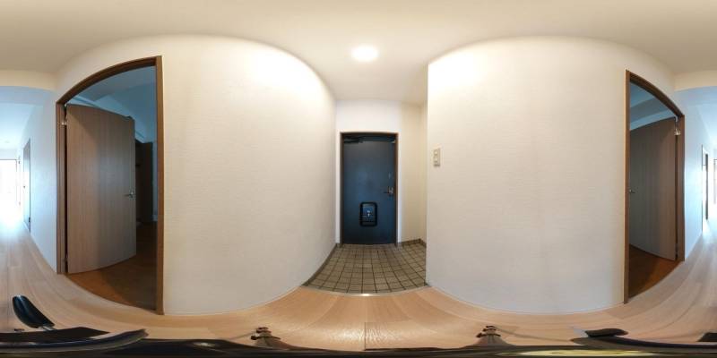 パノラマ画像玄関