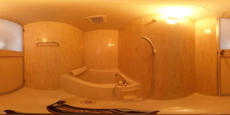 パノラマ画像バスルーム