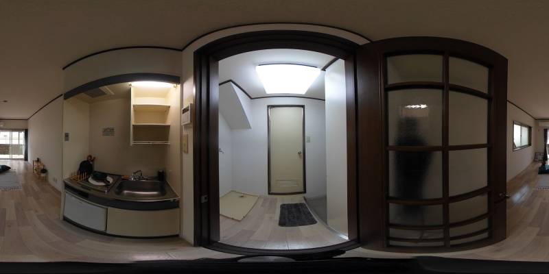 パノラマ画像キッチン