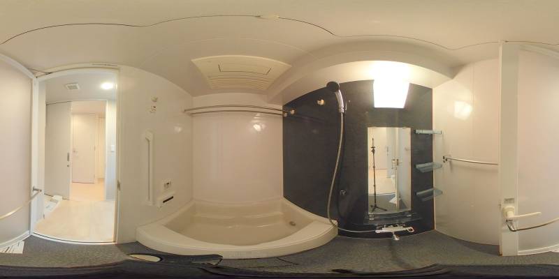 パノラマ画像バスルーム