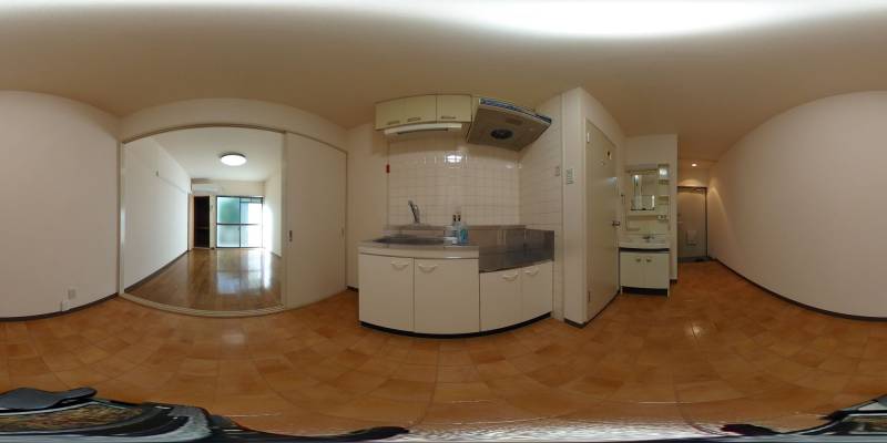 パノラマ画像キッチン