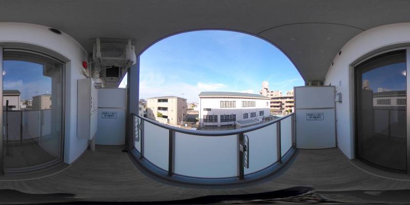 パノラマ画像バルコニー