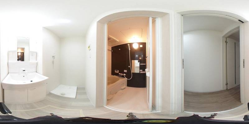 パノラマ画像洗面所