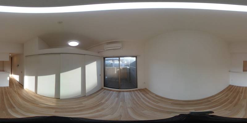 パノラマ画像リビング