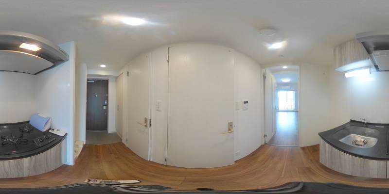 パノラマ画像キッチン