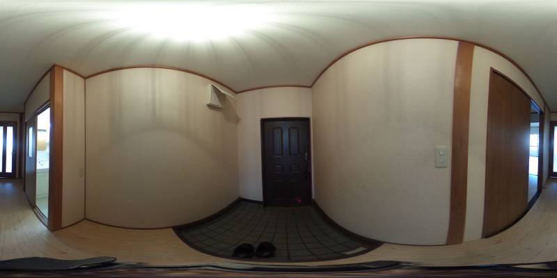 パノラマ画像玄関