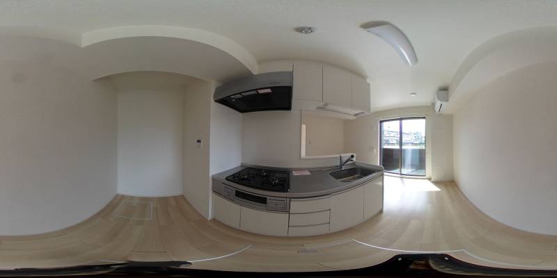パノラマ画像キッチン