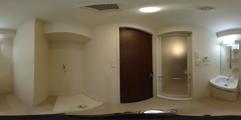 パノラマ画像洗面所