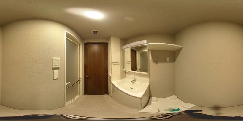 パノラマ画像洗面所