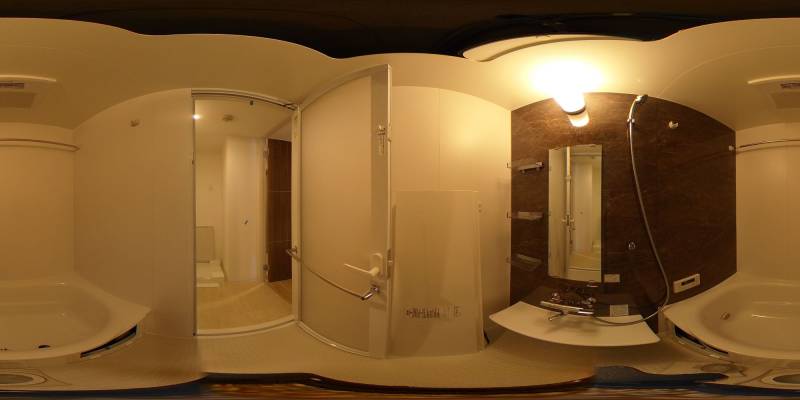 パノラマ画像バスルーム