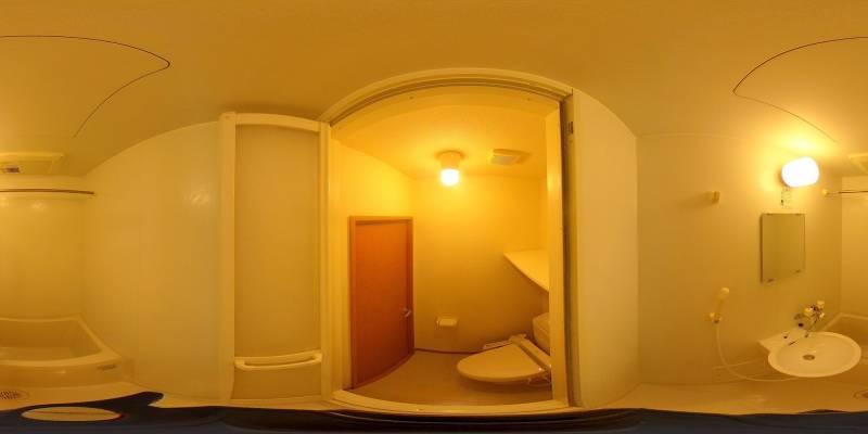 パノラマ画像バスルーム