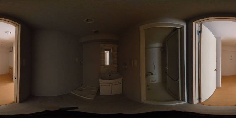 パノラマ画像バスルーム