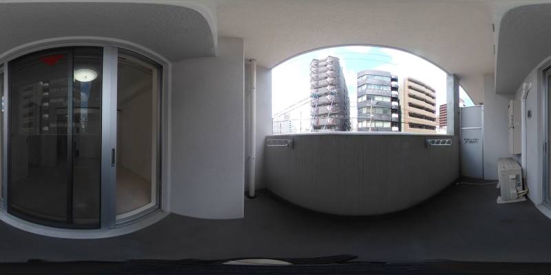 パノラマ画像バルコニー