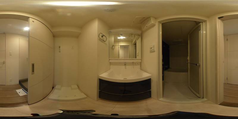 パノラマ画像洗面所