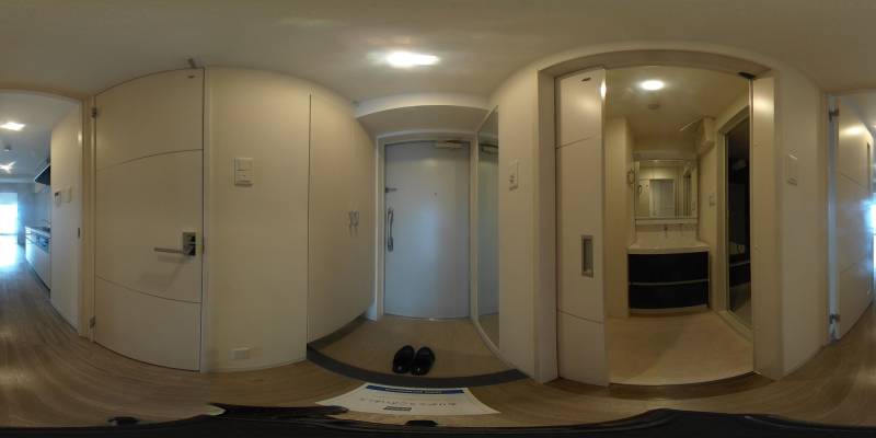 パノラマ画像玄関