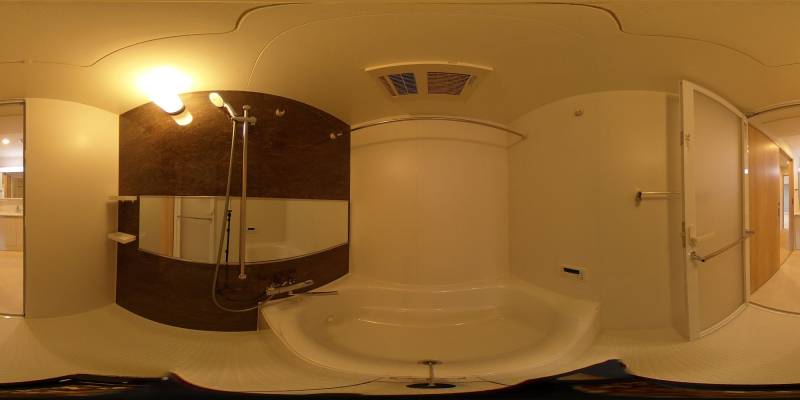 パノラマ画像バスルーム