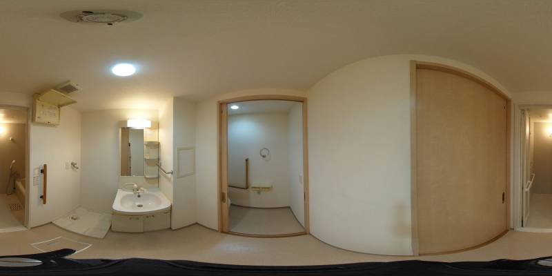 パノラマ画像洗面所