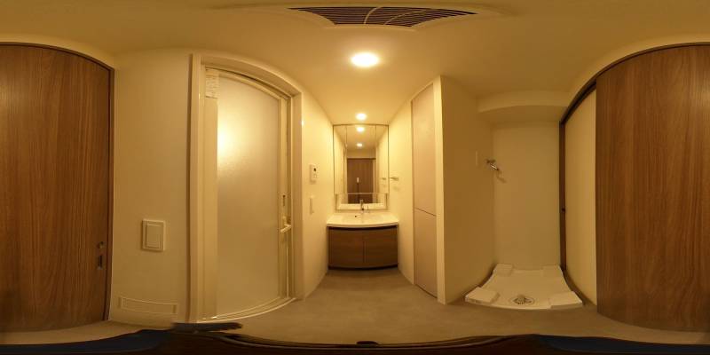 パノラマ画像洗面所