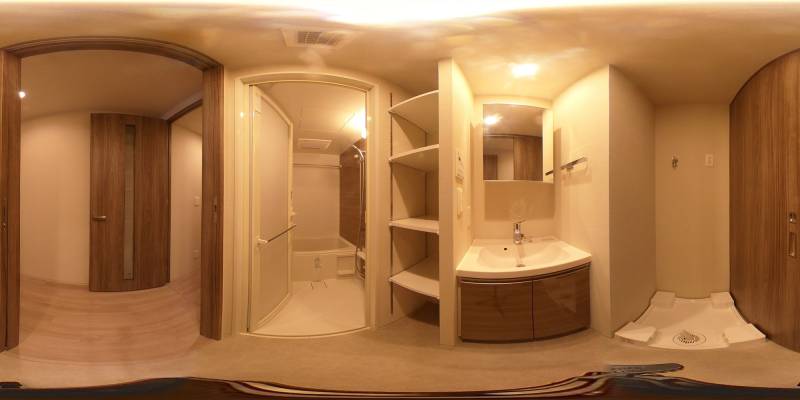 パノラマ画像洗面所