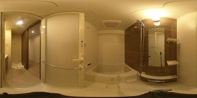 パノラマ画像バスルーム