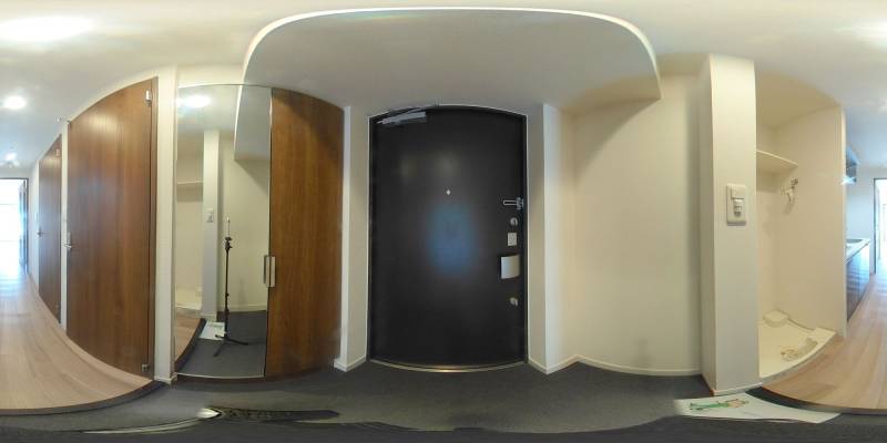 パノラマ画像玄関