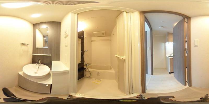 パノラマ画像洗面所