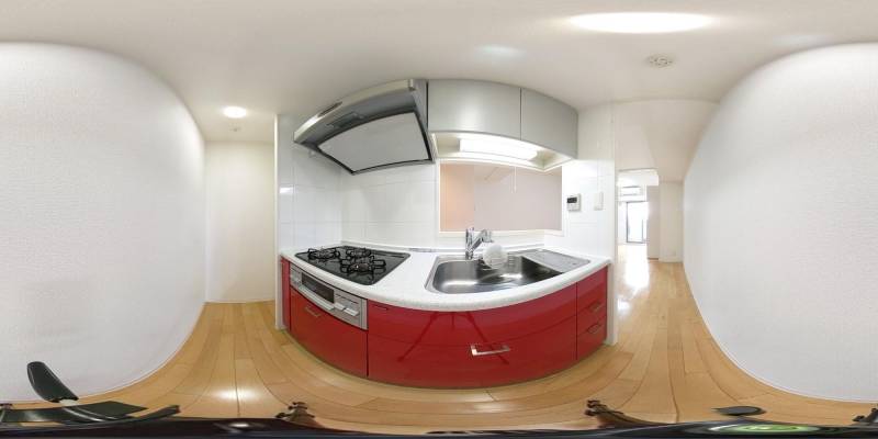 パノラマ画像キッチン