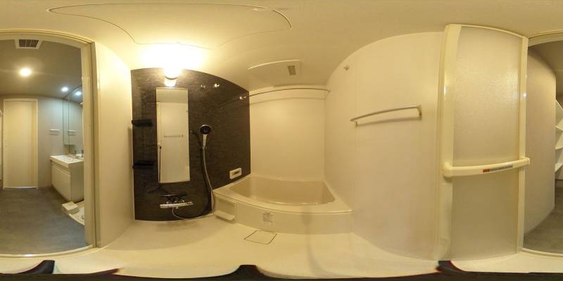 パノラマ画像バスルーム