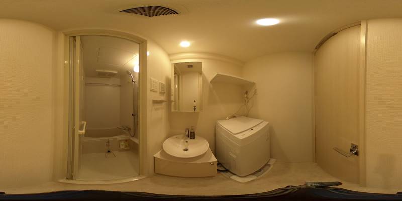 パノラマ画像洗面所