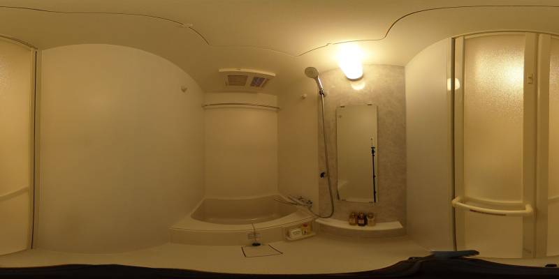 パノラマ画像バスルーム