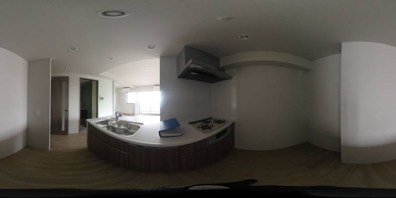 パノラマ画像キッチン