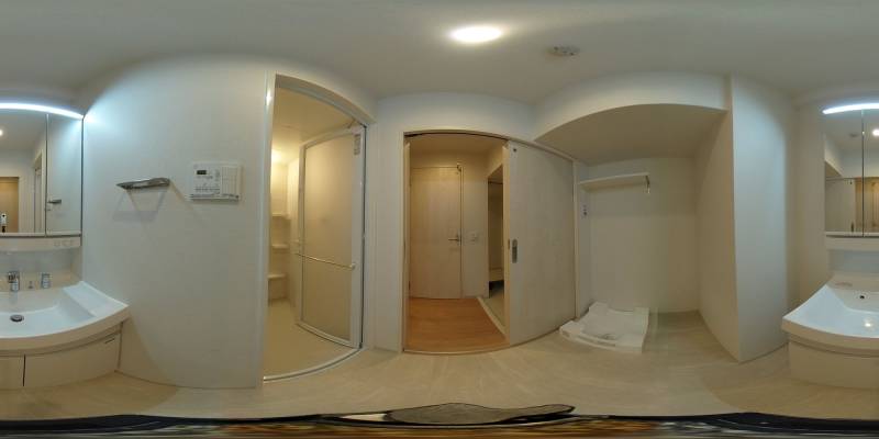 パノラマ画像洗面所