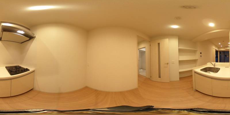 パノラマ画像キッチン