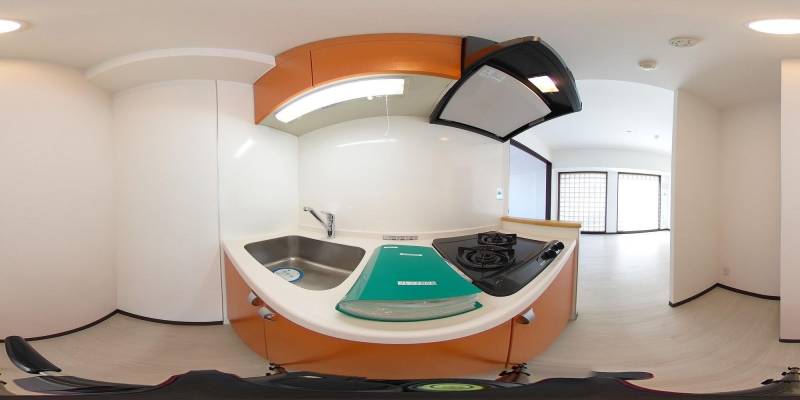 パノラマ画像キッチン