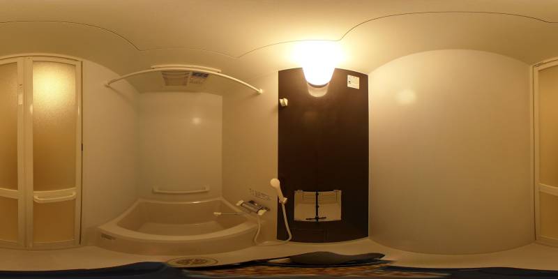 パノラマ画像バスルーム