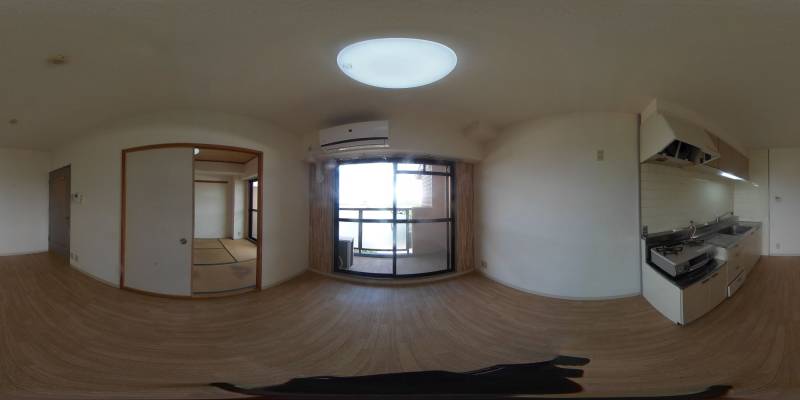 パノラマ画像リビング