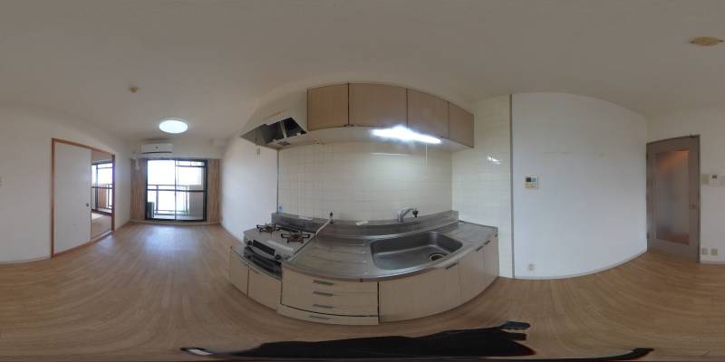 パノラマ画像キッチン