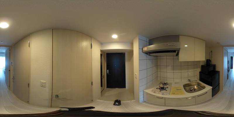 パノラマ画像キッチン