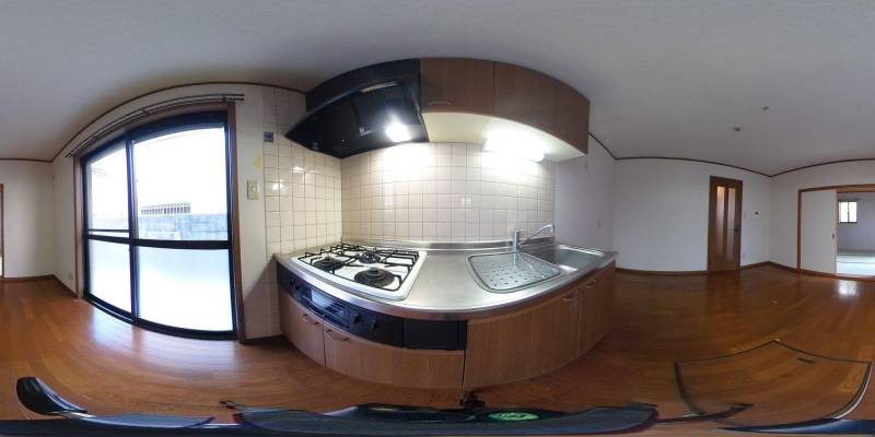 パノラマ画像キッチン