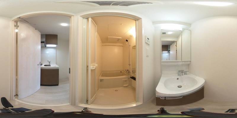 パノラマ画像バスルーム