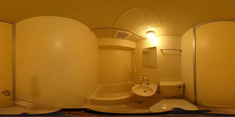 パノラマ画像バスルーム