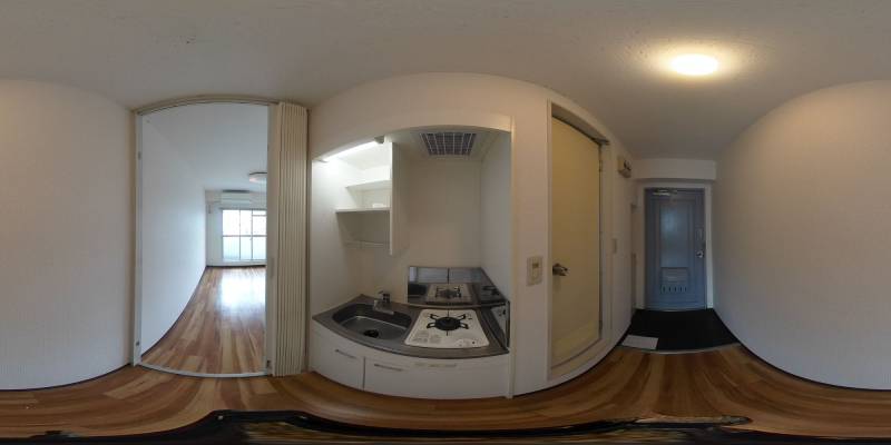 パノラマ画像キッチン