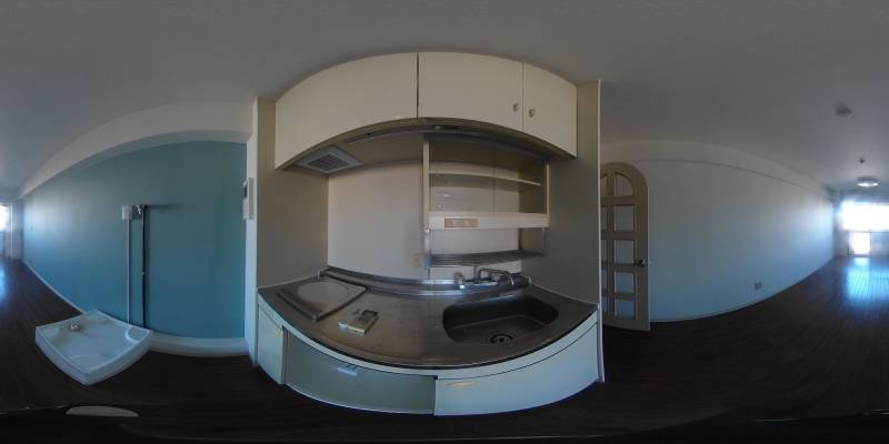 パノラマ画像キッチン