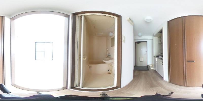 パノラマ画像バスルーム