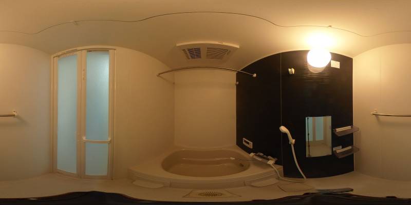 パノラマ画像バスルーム