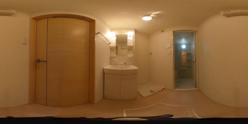 パノラマ画像洗面所