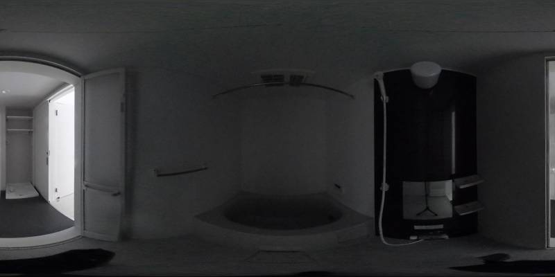 パノラマ画像バスルーム