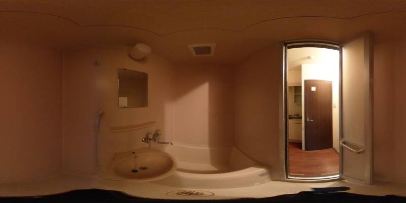 パノラマ画像バスルーム