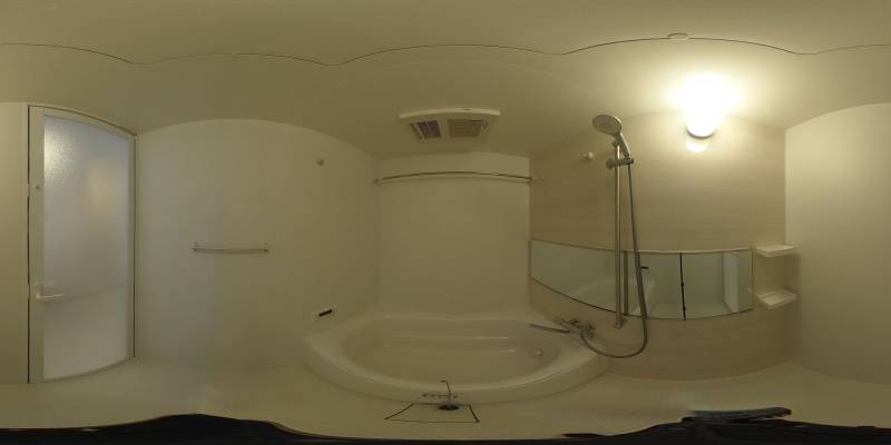 パノラマ画像バスルーム