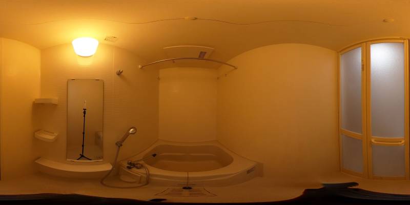 パノラマ画像バスルーム